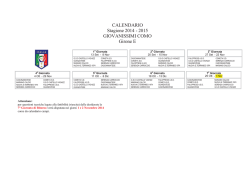 Pellegrinaggi 2015