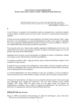 CIRC. N. 82 BANDO DI SELEZIONE ESPERTI