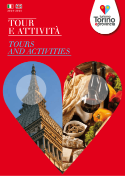 Tour e aTTiviT&agrave; - Turismo Torino