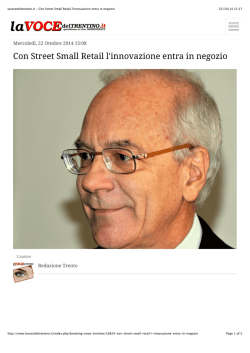 lavocedeltrentino.it - Con Street Small Retail l