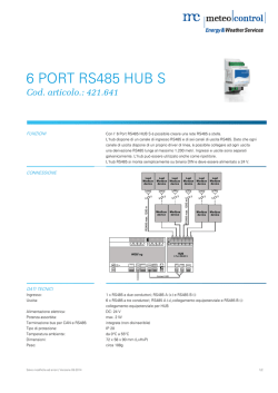 6 PORT RS485 HUB S PORT RS485 HUB S