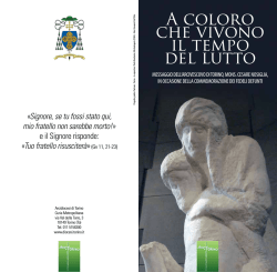 Lutto tx - Webdiocesi