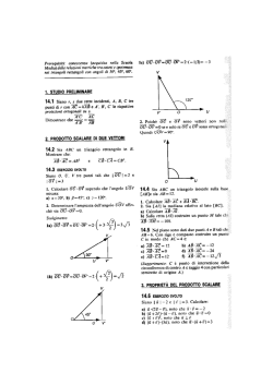 Esercizi vettori 5 - di Paolo Albrigi