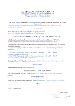 RAUDO MANNA NEW (MA1) Lotto n. 006 RAUD/ANNO 2014