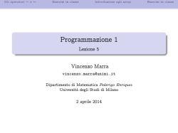 Lucidi - Vincenzo Marra - Università degli Studi di Milano