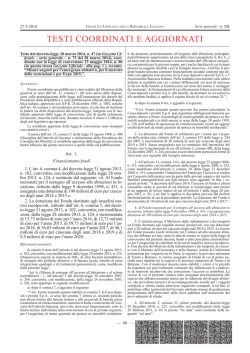 Legge 23 maggio 2014, n. 80