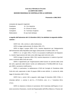 Sezione regionale di controllo per la Campania