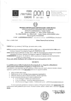 G&igrave;oia Tauro,l&igrave; z o / t z / z o t4 attrezzature inforrnatiche Progetto E 1
