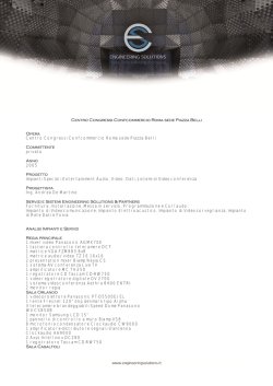 scarica scheda tecnica - Engineering Solutions
