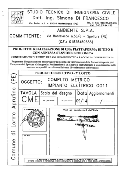 computo metrico impianto elettrico og11