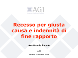 AGI 21 ottobre 2014 AGENZIA OP.key