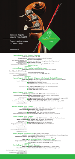 Festival Demenga 2014