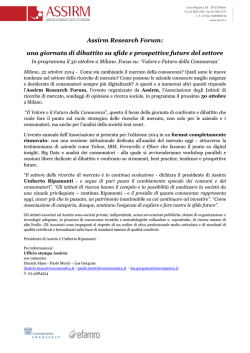 Assirm Research Forum: una giornata di dibattito su sfide e