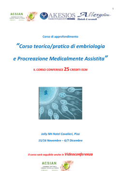 Programma del corso