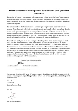 Descrivere come dedurre la polarit&agrave; delle - E