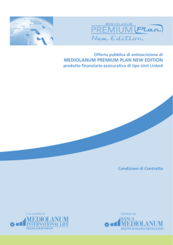 Condizioni di Contratto - Mediolanum International Life