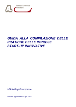 guida alla compilazione delle pratiche delle imprese start