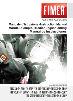 910.100.336IT REV07 - TM SERIES - ITALIANO