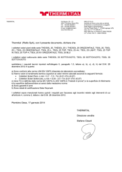Dichiarazione per conto termico