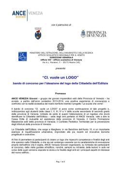 Bando di concorso - CI. vuole un LOGO
