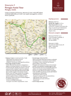 Itinerario 5 Perugia