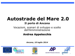 Analisi dei traffici del porto di Ancona