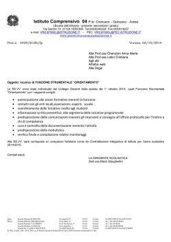 prot.3429 Funzioni strumentali ICVR04