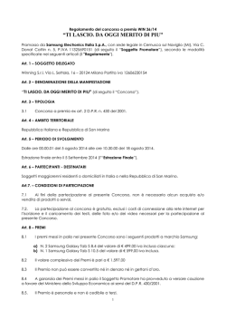 consulta il regolamento