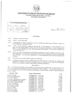 ti UNIVERSIT&Agrave; DEGLI STUDI DI PALERMO