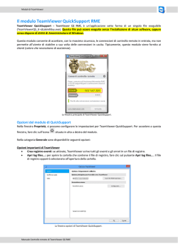 Guida Utilizzo TeamViewer QS (estratto)