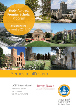 Consulta tutte le destinazioni disponibili