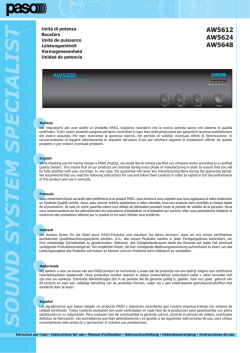 SOUND SYSTEM SPECIALIST