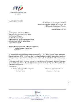 Ai Signori Soci Ordinari