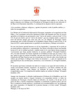 El texto completo de los obispos