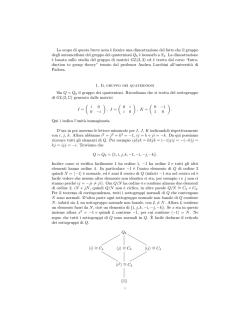 Gli automorfismi del gruppo dei quaternioni