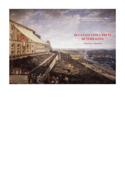 Il Canale di Linea Pio VI di Terracina
