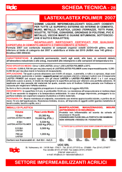 SCHEDA TECNICA - 28 - MARCHETTI EDILIZIA srl