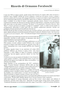 31 RICORDO DI ORMANNO FORABOSCHI Giancarlo Molinari
