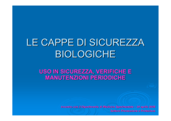 cappe biologiche - Università degli Studi di Parma