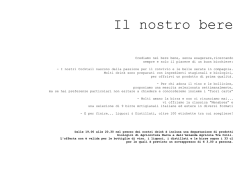 carta dei cocktail - Stazione di Posta