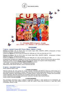 Dettagli - CRAL Gruppo Unipol