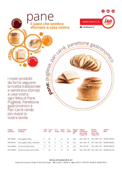 p an e : p u gliese, pan carr&egrave;, panettone gastronom ico