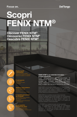 Discover FENIX NTM® Découvrez FENIX NTM