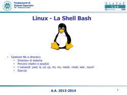 Linux - La Shell Bash - SisInf Lab