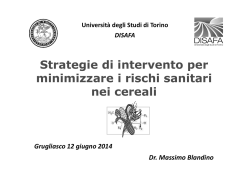 Blandino Massimo prof. - Ordine dei Dottori agronomi e forestali