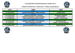 gare internazionali - fitasc