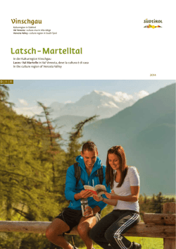 Latsch &ndash; Martelltal