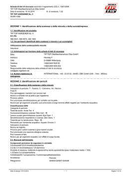 SEZIONE 1: Identificazione della sostanza o della