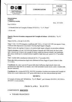 Download degli allegati.