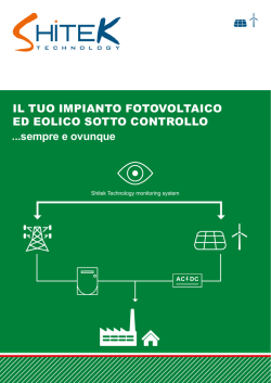 Brochure Fotovoltaico